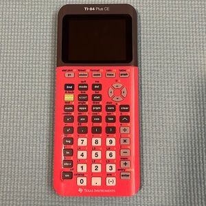 TI-84 Plus CE Calculator Pink Color